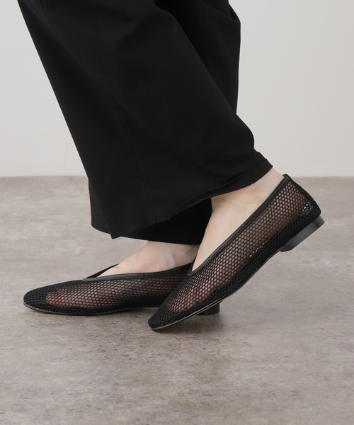 Spick & Span（スピックアンドスパン）の「REMME/レメ メッシュフラットパンプス（その他シューズ・レディース・ブラック/ベージュ・38/37/36）」の16枚目の写真