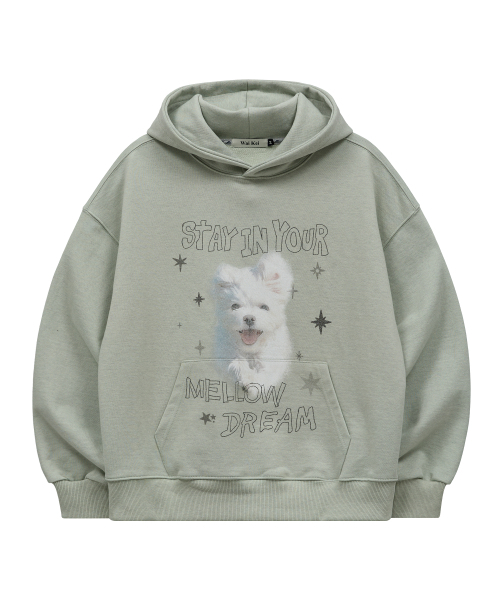 WaiKei（ワイケイ）の「メロウドリーム クラウドフードパーカー メランジミント（パーカー・レディース・その他・1/2）」の3枚目の写真