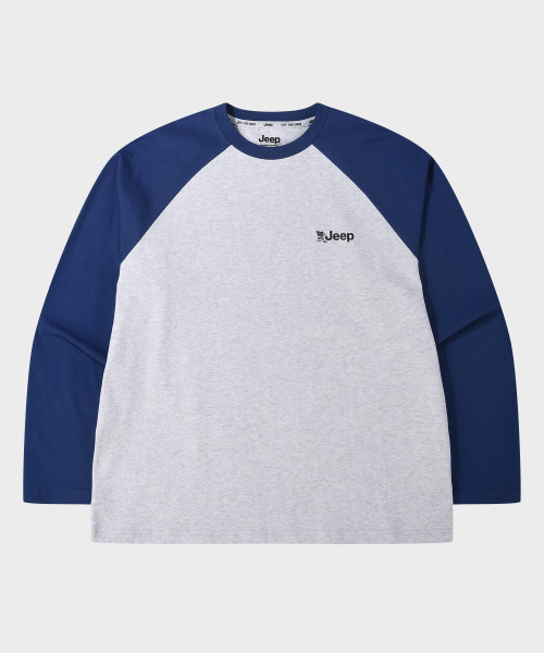 JEEP(ジープ)の「USA JEEP ラグランロングスリーブTシャツ (JR5TSU064BL)(Tシャツ/カットソー・レディース・その他・SMALL/MEDIUM/LARGE/X-LARGE/2XL)」の1枚目の写真