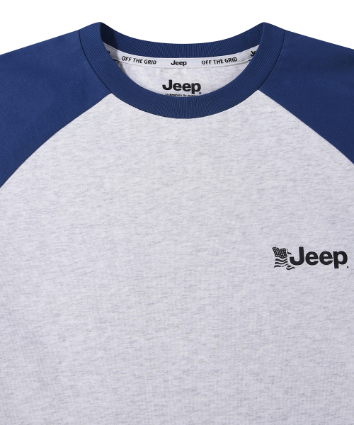 JEEP(ジープ)の「USA JEEP ラグランロングスリーブTシャツ (JR5TSU064BL)(Tシャツ/カットソー・レディース・その他・SMALL/MEDIUM/LARGE/X-LARGE/2XL)」の4枚目の写真