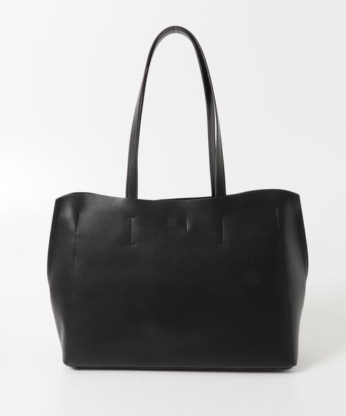 URBAN RESEARCH DOORS（アーバンリサーチドアーズ）の「ライトウェイトA4トートバッグ（トートバッグ・レディース・ブラック/モカ・ONE）」の5枚目の写真