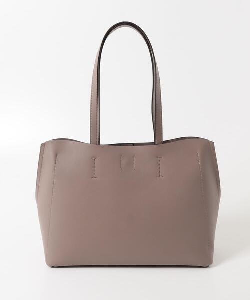 URBAN RESEARCH DOORS（アーバンリサーチドアーズ）の「ライトウェイトA4トートバッグ（トートバッグ・レディース・ブラック/モカ・ONE）」の11枚目の写真