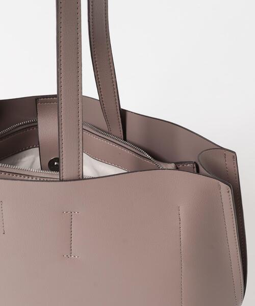 URBAN RESEARCH DOORS（アーバンリサーチドアーズ）の「ライトウェイトA4トートバッグ（トートバッグ・レディース・ブラック/モカ・ONE）」の12枚目の写真