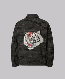 CORNERBLESS（コーナーブレス）の「TIGER EMBRO DARK CAMO JACKET（デニムジャケット）」