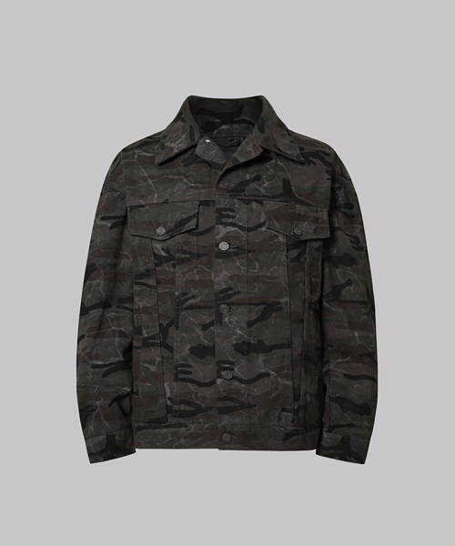 CORNERBLESS(コーナーブレス)の「TIGER EMBRO DARK CAMO JACKET(デニムジャケット・レディース・その他・LARGE/MEDIUM)」の2枚目の写真