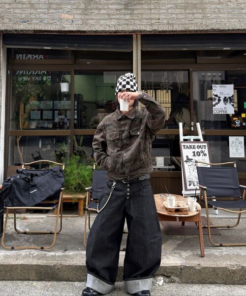 CORNERBLESS(コーナーブレス)の「TIGER EMBRO DARK CAMO JACKET(デニムジャケット・レディース・その他・LARGE/MEDIUM)」の6枚目の写真