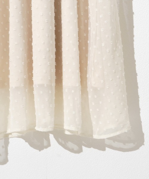 flower（フラワー）の「エアリードットワンピース（ワンピース・レディース・アイボリー/ブラック・FREE）」の8枚目の写真