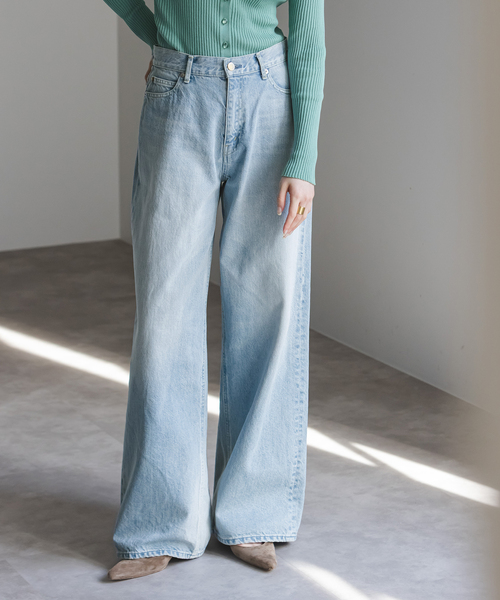 SERGE de bleu(サージ)の「SERGE/サージ KHUFU(デニムパンツ・レディース・ブルー・26/25/24/23)」の2枚目の写真