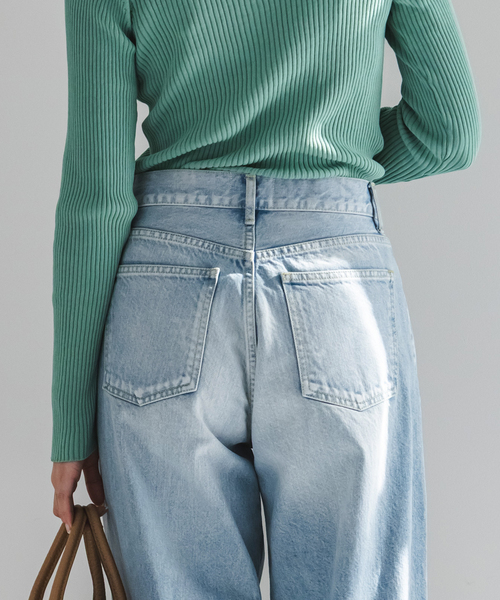 SERGE de bleu(サージ)の「SERGE/サージ KHUFU(デニムパンツ・レディース・ブルー・26/25/24/23)」の17枚目の写真