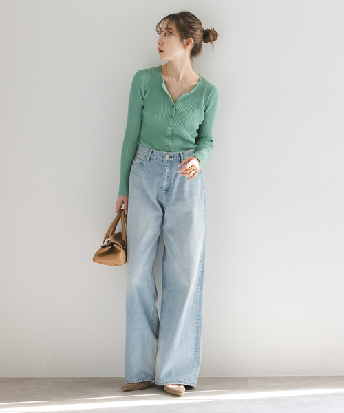 SERGE de bleu(サージ)の「SERGE/サージ KHUFU(デニムパンツ・レディース・ブルー・26/25/24/23)」の18枚目の写真