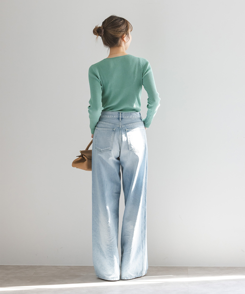 SERGE de bleu(サージ)の「SERGE/サージ KHUFU(デニムパンツ・レディース・ブルー・26/25/24/23)」の19枚目の写真