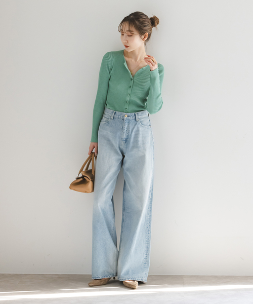 SERGE de bleu(サージ)の「SERGE/サージ KHUFU(デニムパンツ・レディース・ブルー・26/25/24/23)」の11枚目の写真