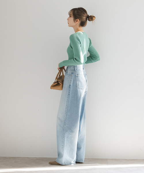 SERGE de bleu(サージ)の「SERGE/サージ KHUFU(デニムパンツ・レディース・ブルー・26/25/24/23)」の12枚目の写真