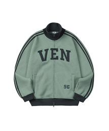 VEN 96 ワッフル配色トラックトップ_ミント
