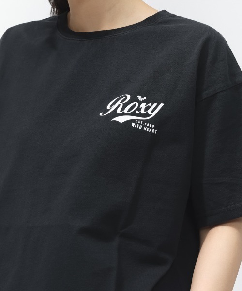 ROXY(ロキシー)の「ロキシー ROXY ROXY WITH HEART S/S TEE(Tシャツ/カットソー・レディース・ホワイト×レッド/ブラック/グレー・S/M/L)」の8枚目の写真