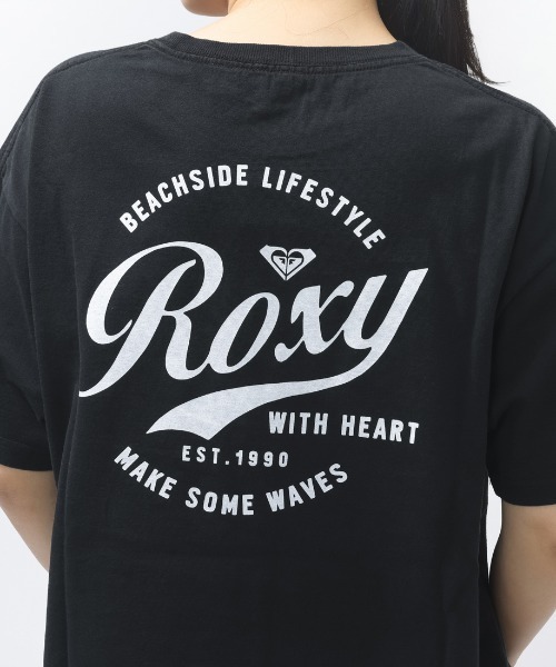 ROXY(ロキシー)の「ロキシー ROXY ROXY WITH HEART S/S TEE(Tシャツ/カットソー・レディース・ホワイト×レッド/ブラック/グレー・S/M/L)」の9枚目の写真