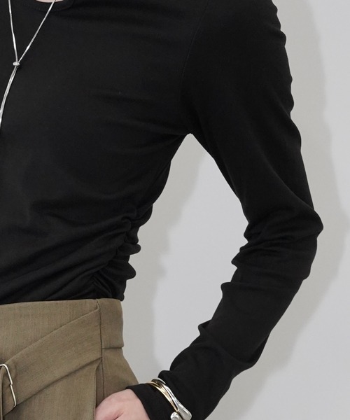 chuclla(チュクラ)の「カットアウトロングスリーブトップス chw26s128(Tシャツ/カットソー・レディース・ホワイト/グレー/ブラック・FREE)」の19枚目の写真