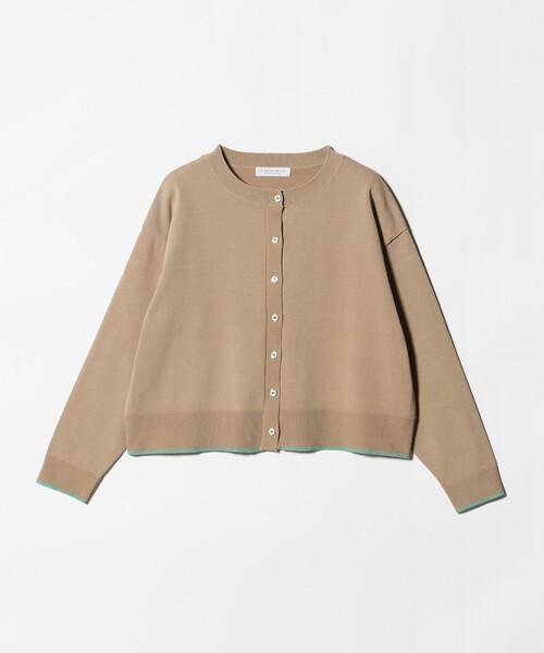 A DAY IN THE LIFE UNITED ARROWS(アデイインザライフユナイテッドアローズ)の「ヘムライン カーディガン ‐ウォッシャブル‐<A DAY IN THE LIFE>(カーディガン/ボレロ・レディース・オフホワイト/ベージュ/ライトグレー/ネイビー・FREE)」の3枚目の写真