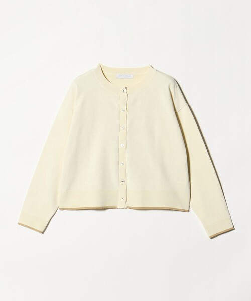 A DAY IN THE LIFE UNITED ARROWS(アデイインザライフユナイテッドアローズ)の「ヘムライン カーディガン ‐ウォッシャブル‐<A DAY IN THE LIFE>(カーディガン/ボレロ・レディース・オフホワイト/ベージュ/ライトグレー/ネイビー・FREE)」の1枚目の写真