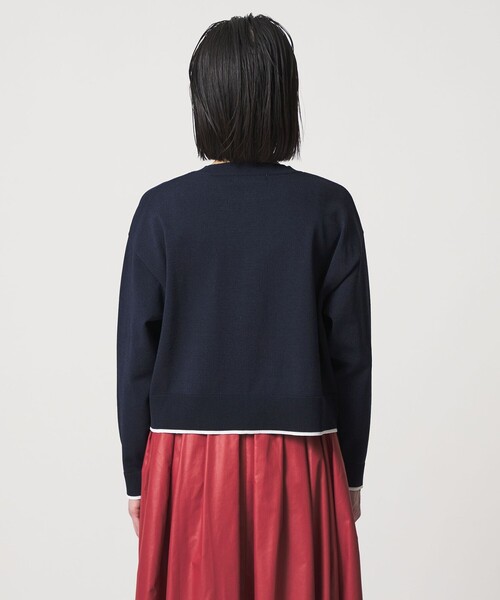 A DAY IN THE LIFE UNITED ARROWS(アデイインザライフユナイテッドアローズ)の「ヘムライン カーディガン ‐ウォッシャブル‐<A DAY IN THE LIFE>(カーディガン/ボレロ・レディース・オフホワイト/ベージュ/ライトグレー/ネイビー・FREE)」の22枚目の写真