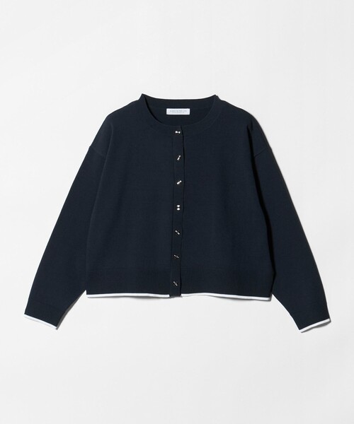 A DAY IN THE LIFE UNITED ARROWS(アデイインザライフユナイテッドアローズ)の「ヘムライン カーディガン ‐ウォッシャブル‐<A DAY IN THE LIFE>(カーディガン/ボレロ・レディース・オフホワイト/ベージュ/ライトグレー/ネイビー・FREE)」の16枚目の写真