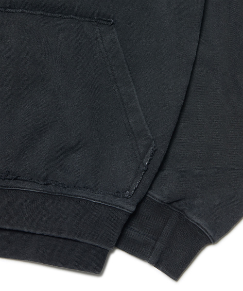 NOMANUAL(NOMANUAL)の「R.P LAYER HOODED ZIP-UP - WASHED BLACK(パーカー・レディース・その他・LARGE/MEDIUM/SMALL/X-LARGE)」の6枚目の写真
