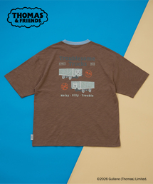 and D. petit main（アンドディープティマイン）の「【親子リンク】【きかんしゃトーマス】Dadヴィンテージ風リラックス半袖T（Tシャツ/カットソー）」