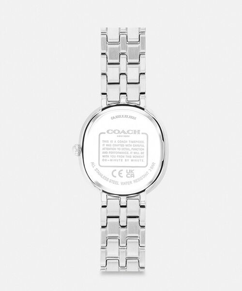 COACH（コーチ）の「ハーロウ ウォッチ・23.8MM X 26MM（アナログ腕時計・レディース・シルバー系その他・ONE）」の4枚目の写真