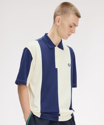 FRED PERRY(�t���b�h�y���[)��Cut And Sew Panel Polo Shirt�^�J�b�g�\�[�p�l���|���V���c(�|���V���c)