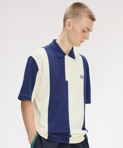 Cut And Sew Panel Polo Shirt — поло с панельной конструкцией