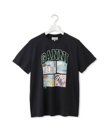 GANNI | 【GANNI(ガニー)】Basic Cotton Jersey Bear Comic Teddy(Tシャツ/カットソー)