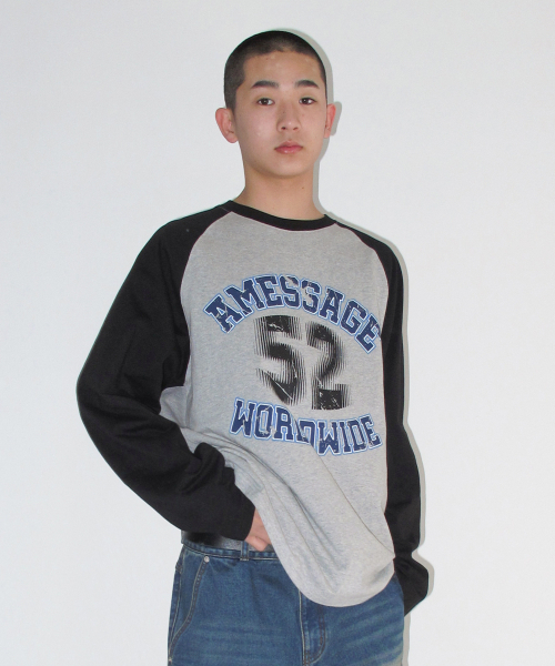 AMESWORLDWIDE(アメスワールドワイド)の「VINTAGE 52 RAGLAN LS TEE BLACK(Tシャツ/カットソー・レディース・その他・LARGE/SMALL/MEDIUM)」の7枚目の写真