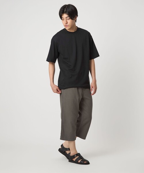 A DAY IN THE LIFE UNITED ARROWS(アデイインザライフユナイテッドアローズ)の「スウェリング テンジク リラックス カットソー<A DAY IN THE LIFE>(Tシャツ/カットソー・メンズ・ブラック/ホワイト/ダークグレー・M/L/XL)」の4枚目の写真