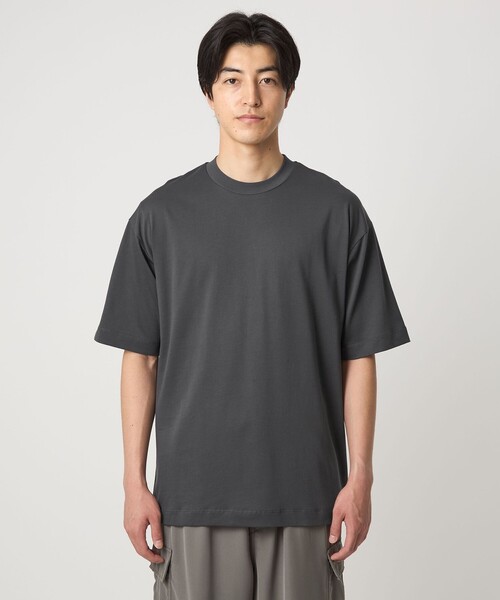 A DAY IN THE LIFE UNITED ARROWS(アデイインザライフユナイテッドアローズ)の「スウェリング テンジク リラックス カットソー<A DAY IN THE LIFE>(Tシャツ/カットソー・メンズ・ブラック/ホワイト/ダークグレー・M/L/XL)」の5枚目の写真