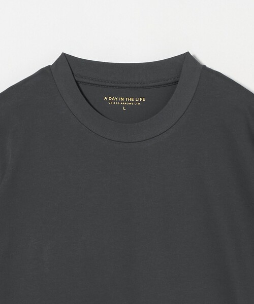 A DAY IN THE LIFE UNITED ARROWS(アデイインザライフユナイテッドアローズ)の「スウェリング テンジク リラックス カットソー<A DAY IN THE LIFE>(Tシャツ/カットソー・メンズ・ブラック/ホワイト/ダークグレー・M/L/XL)」の10枚目の写真