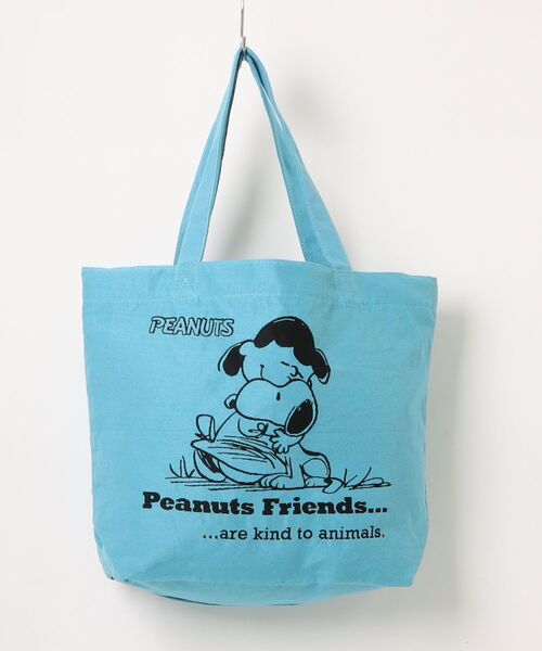PEANUTS（ピーナッツ）の「PEANUTS ジャガードトートバッグ（トートバッグ・レディース・スミクロ/オレンジ/イエロー/アイボリー/ブラック/ブルー/ピンク・FREE）」の17枚目の写真