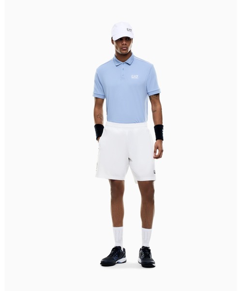 EMPORIO ARMANI EA7(エンポリオアルマーニイーエーセブン)の「【エンポリオ アルマーニ EA7】Tennis Pro ポロシャツ VENTUS7テクニカルファブリック(ポロシャツ・メンズ・ネイビー/ホワイト/ブルー・XX-LARGE/X-LARGE/SMALL/LARGE/MEDIUM)」の10枚目の写真