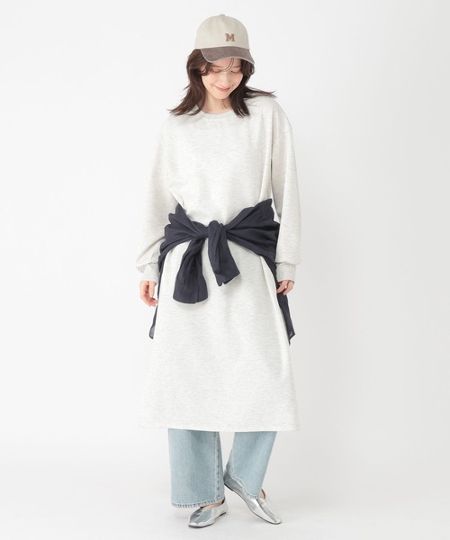 studio CLIP（スタディオクリップ）の「ライトダンボールワンピース（ワンピース・レディース・モカ・FREE）」の5枚目の写真