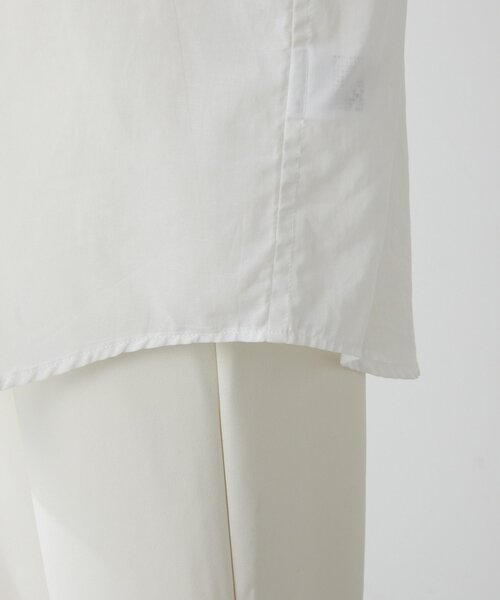 Drawing Numbers（ドローイング ナンバーズ）の「【Drawing Numbers】コットンシースルーブラウス（シャツ/ブラウス・レディース・ブラック/ブラウン/ホワイト・38）」の21枚目の写真