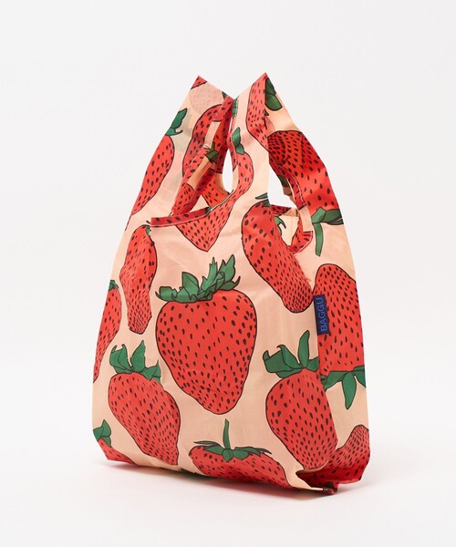 BAGGU(バグー)の「【WEB限定】<BAGGU>BABY / ストロベリー / キッズ(エコバッグ/サブバッグ・キッズ・レッド・FREE)」の4枚目の写真