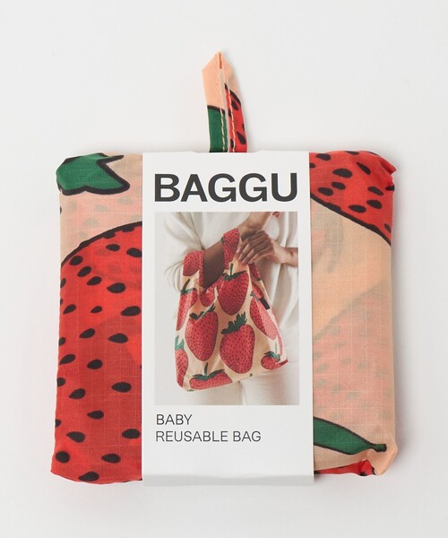 WEB限定】＜BAGGU＞BABY / ストロベリー / キッズ（エコバッグ/サブ