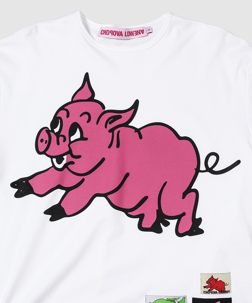 Chopova Lowena(チョポヴァ ロウェナ)の「Screen Print Oversized Jersey Top(Tシャツ/カットソー・レディース・マルチ・S/XS)」の3枚目の写真