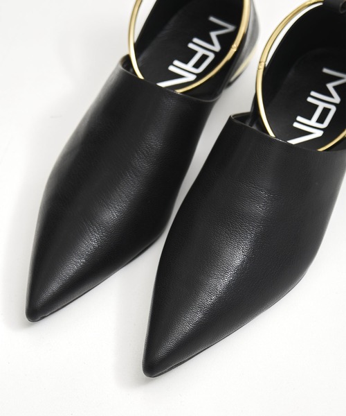 MANA(マナ)の「【MANA/マナ】ankle strap flat shoes/アンクルストラップフラットシューズ(パンプス・レディース・ブラック・40/39/38/37)」の7枚目の写真