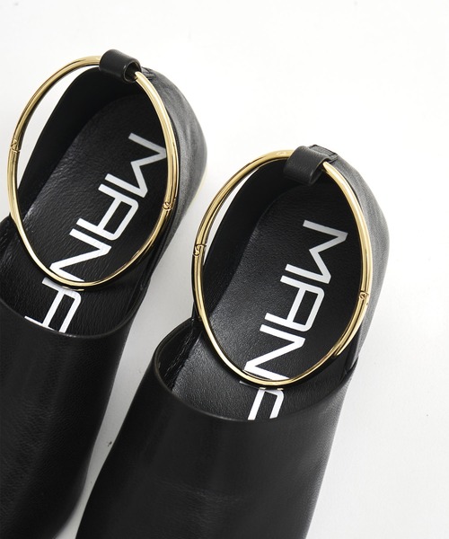 MANA(マナ)の「【MANA/マナ】ankle strap flat shoes/アンクルストラップフラットシューズ(パンプス・レディース・ブラック・40/39/38/37)」の8枚目の写真
