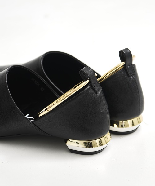 MANA(マナ)の「【MANA/マナ】ankle strap flat shoes/アンクルストラップフラットシューズ(パンプス・レディース・ブラック・40/39/38/37)」の9枚目の写真