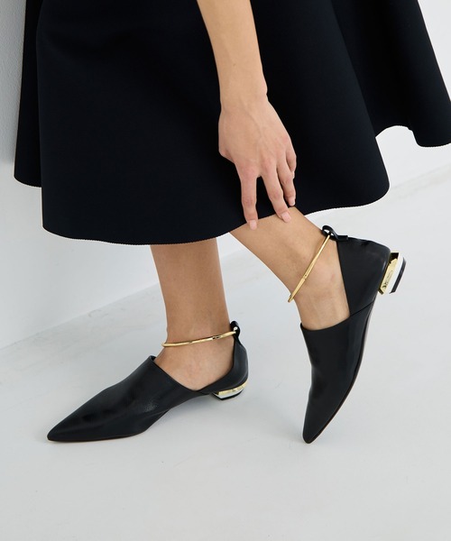 MANA(マナ)の「【MANA/マナ】ankle strap flat shoes/アンクルストラップフラットシューズ(パンプス・レディース・ブラック・40/39/38/37)」の16枚目の写真