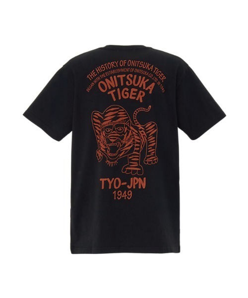 Onitsuka Tiger（オニツカタイガー）の「GRAPHIC TEE / グラフィックティー（Tシャツ/カットソー・レディース・ホワイト/ブラック・L/M/S/XS/XL）」の2枚目の写真