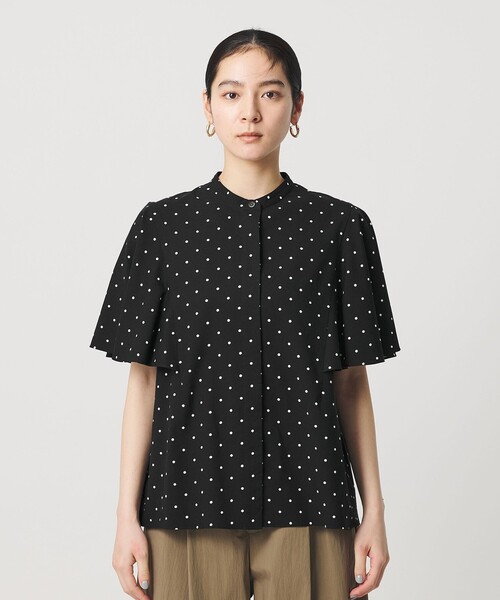 BEAUTY&YOUTH UNITED ARROWS(ビューティーアンドユースユナイテッドアローズ)の「【WEB限定】ドット フリルスリーブブラウス ウォッシャブル(シャツ/ブラウス・レディース・オフホワイト/ブラック/ライム・FREE)」の20枚目の写真