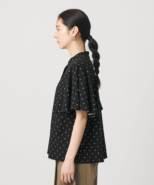 BEAUTY&YOUTH UNITED ARROWS(ビューティーアンドユースユナイテッドアローズ)の「【WEB限定】ドット フリルスリーブブラウス ウォッシャブル(シャツ/ブラウス・レディース・オフホワイト/ブラック/ライム・FREE)」の21枚目の写真