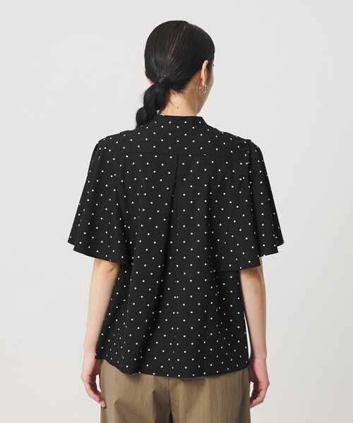 BEAUTY&YOUTH UNITED ARROWS(ビューティーアンドユースユナイテッドアローズ)の「【WEB限定】ドット フリルスリーブブラウス ウォッシャブル(シャツ/ブラウス・レディース・オフホワイト/ブラック/ライム・FREE)」の22枚目の写真